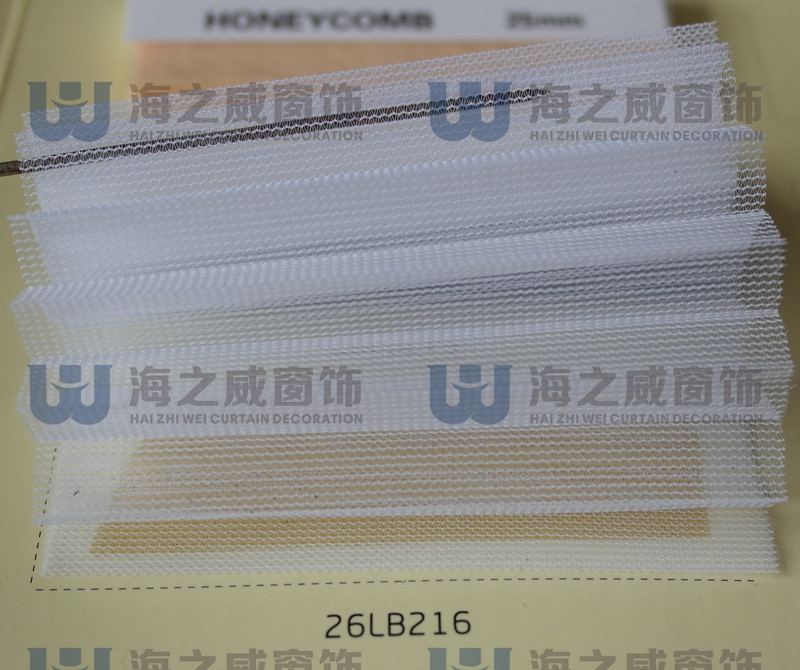 蜂巢帘选择 0532-83650666 海之威窗饰